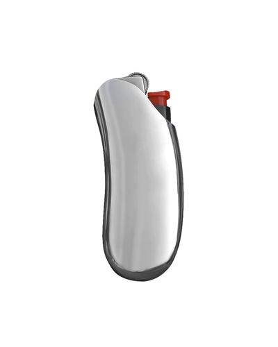 Curved Chrome Lighter Case
