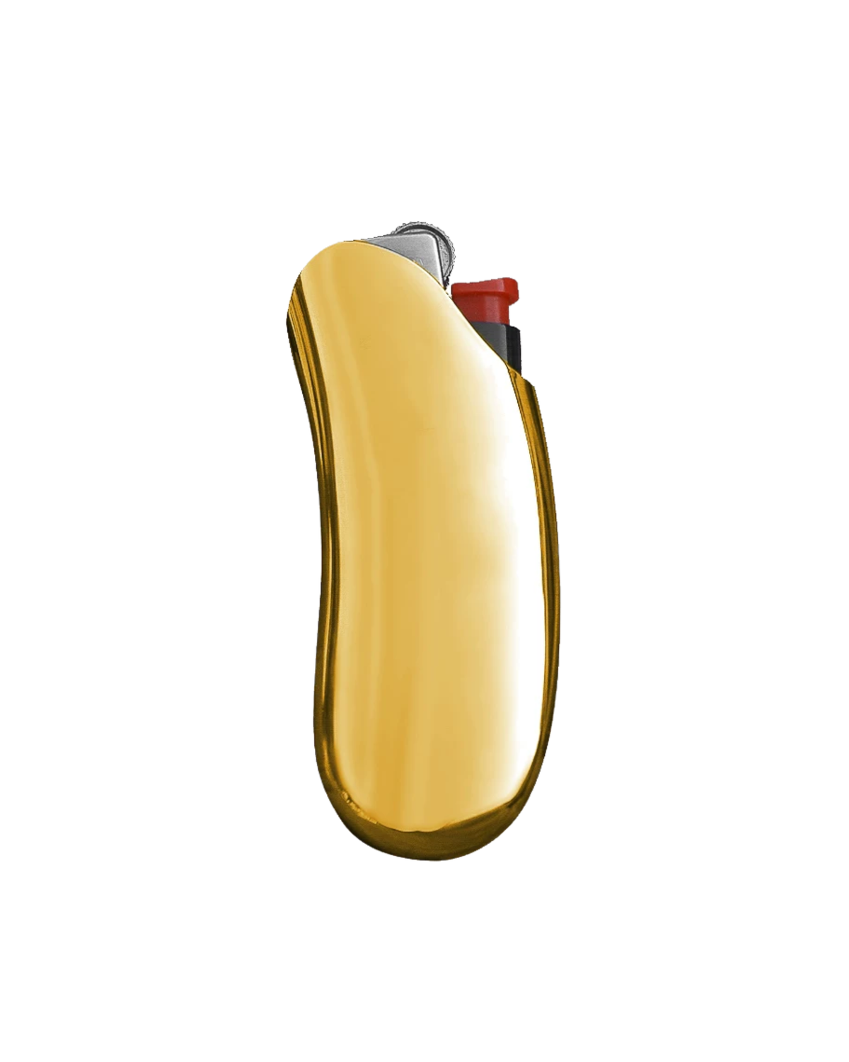 Curved Chrome Lighter Case