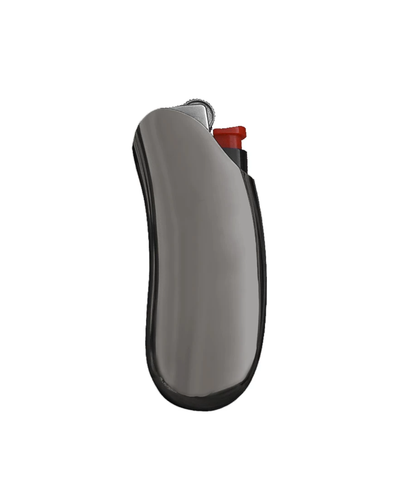 Curved Chrome Lighter Case