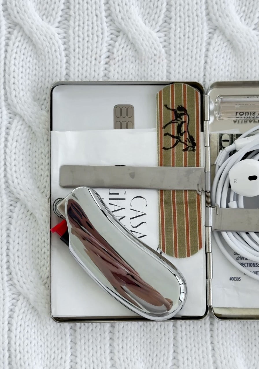 Curved Chrome Lighter Case
