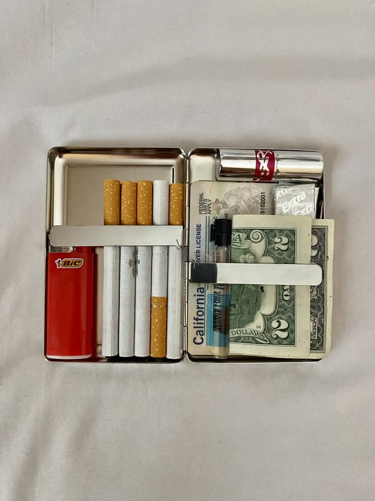 Cat in Red Cig Case