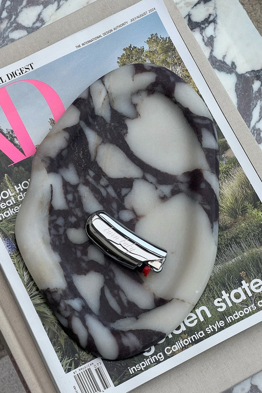 Curved Chrome Lighter Case