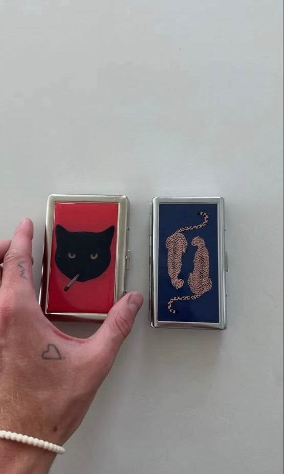 Cat in Red Cig Case